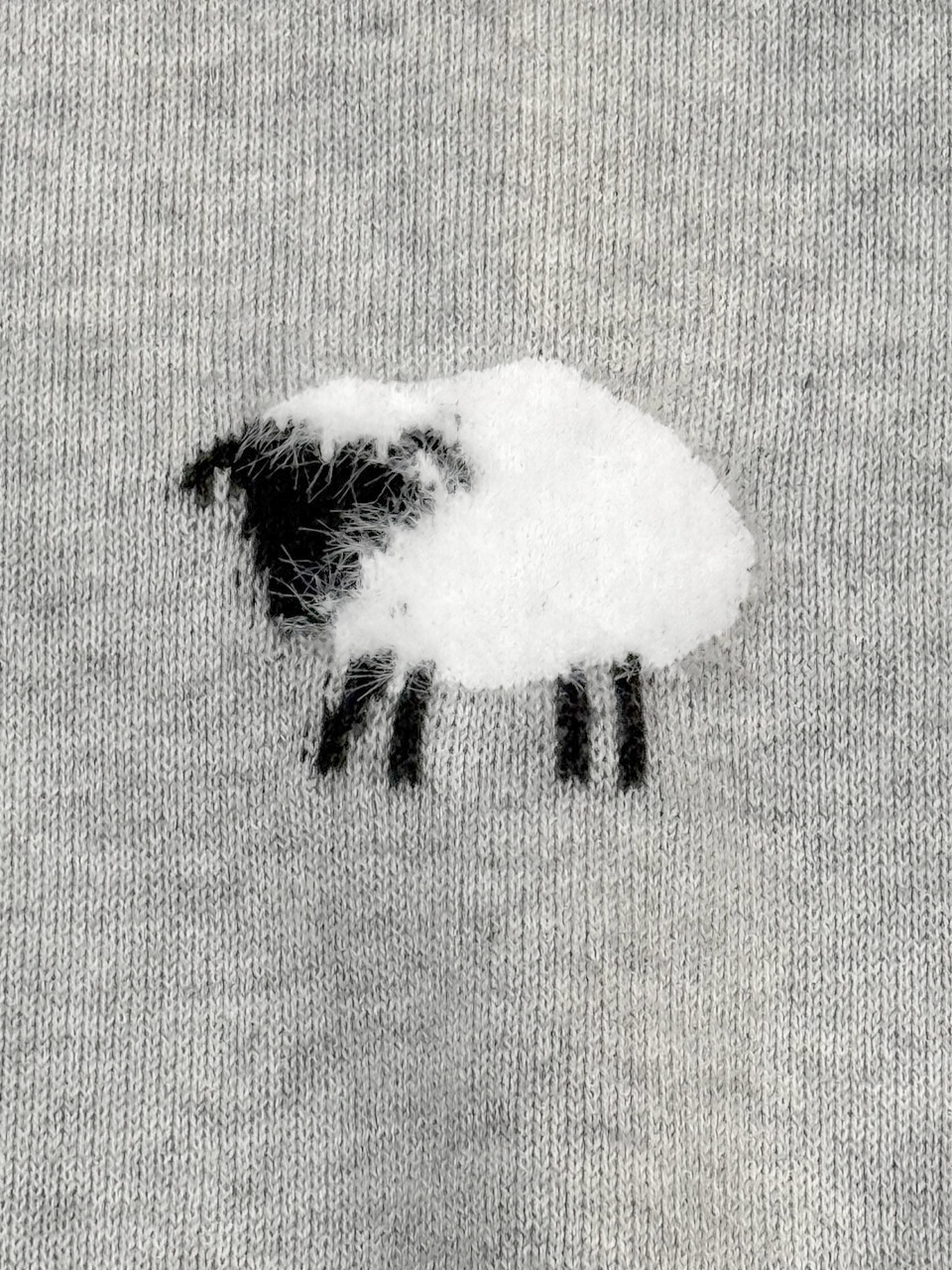 Furry Sheep organic jacquard sweater