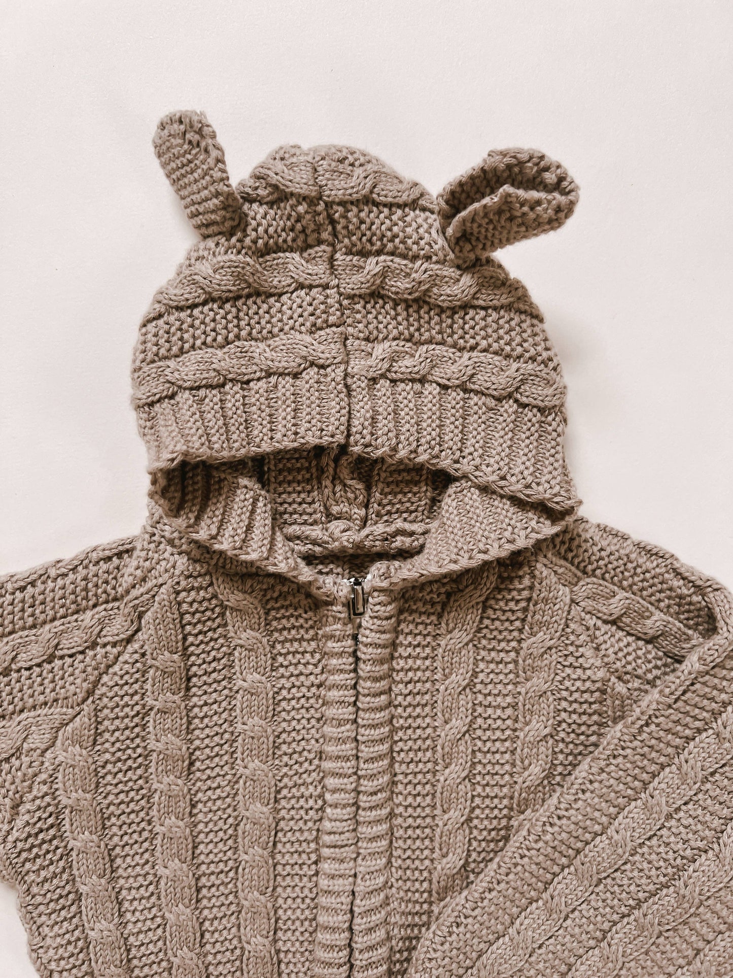 Baby Bear Jumpsuit - Acorn