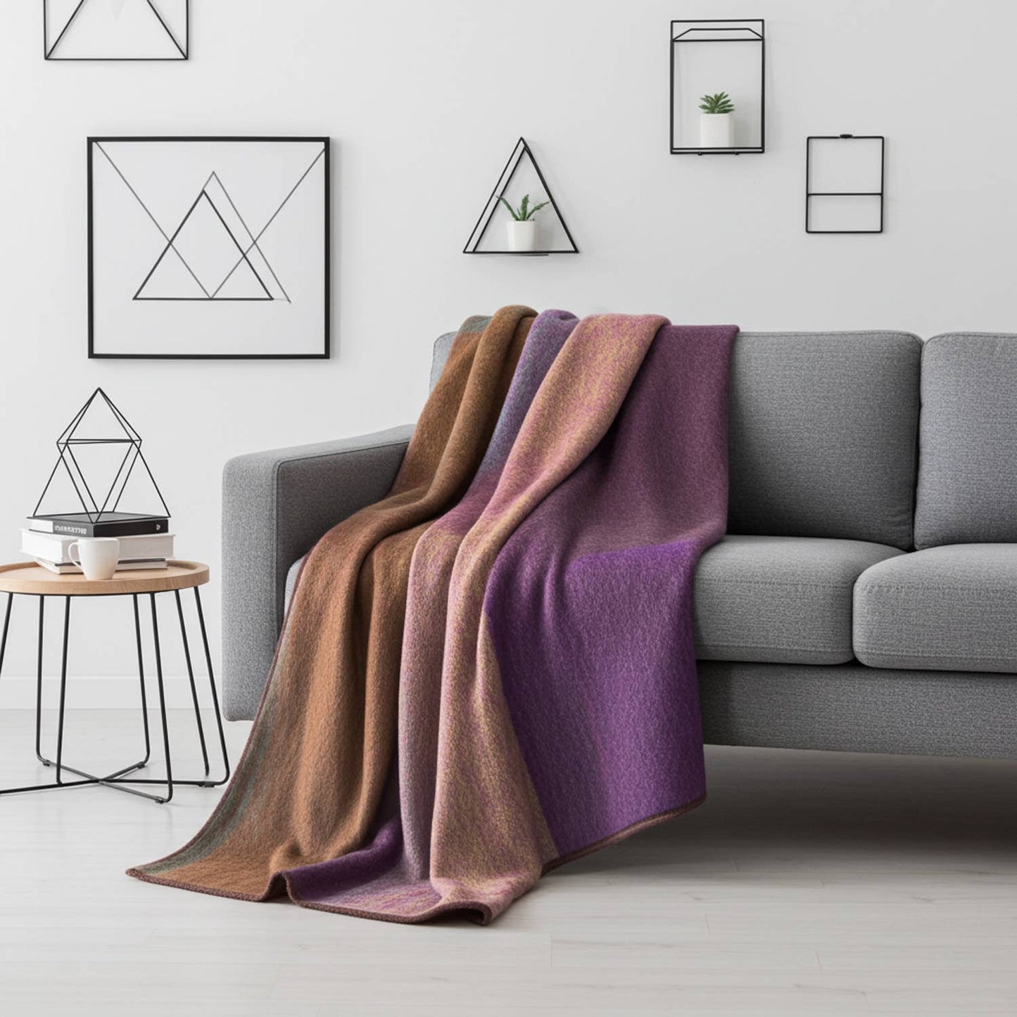 Alpaca Throw Blanket - Kaleidoscope