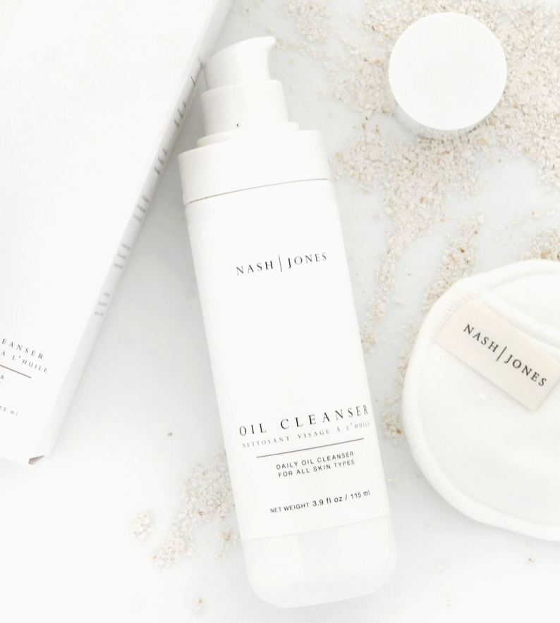Nash Jones skincare product on a white background