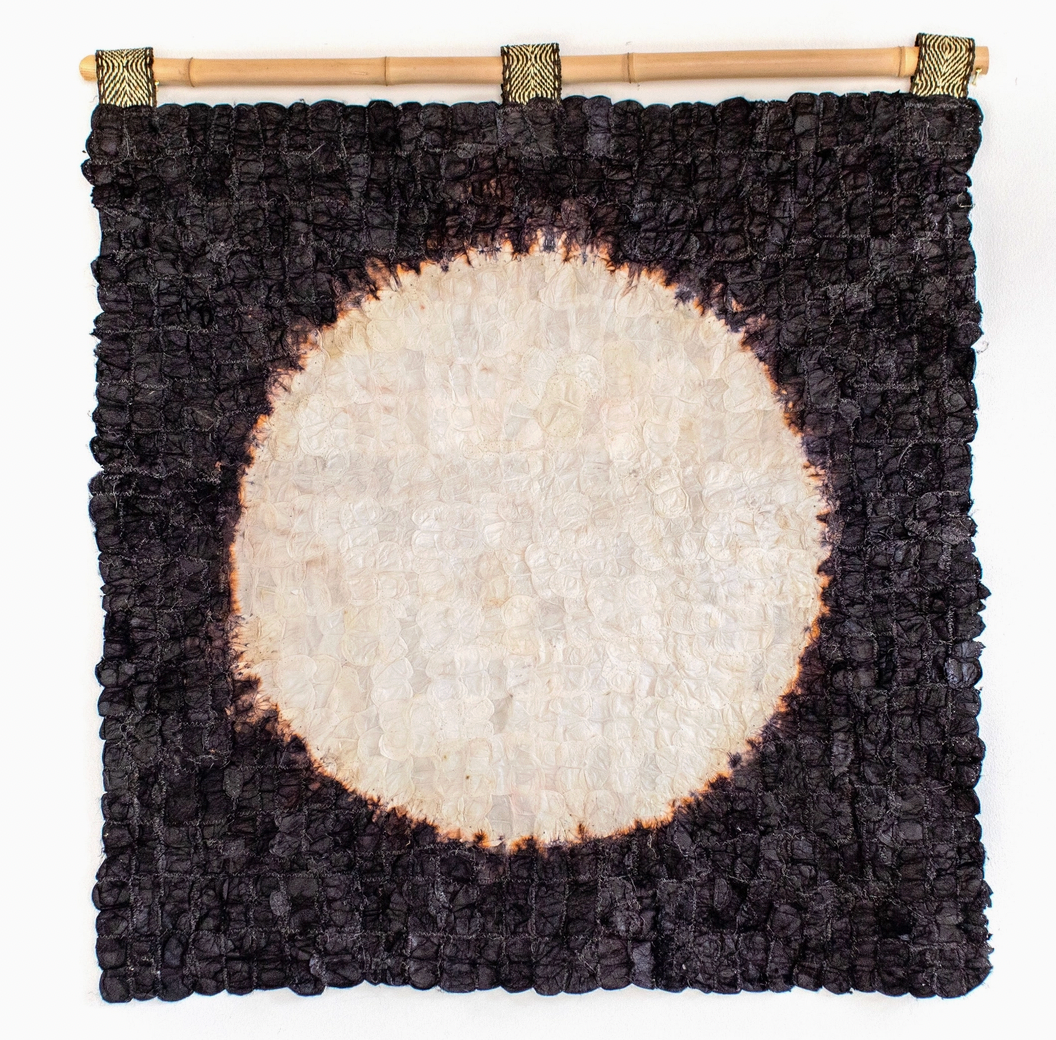 Silk Harvest Moon Wall Hanging