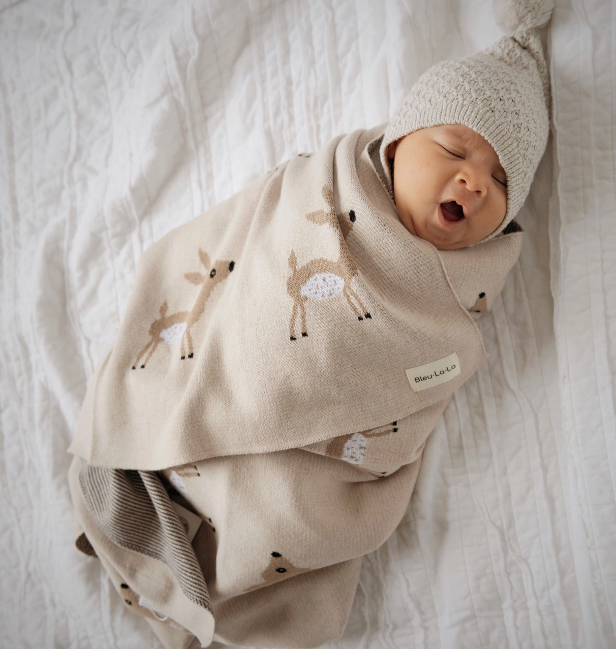 Luxury Cotton Receiving Swaddle Baby Blanket