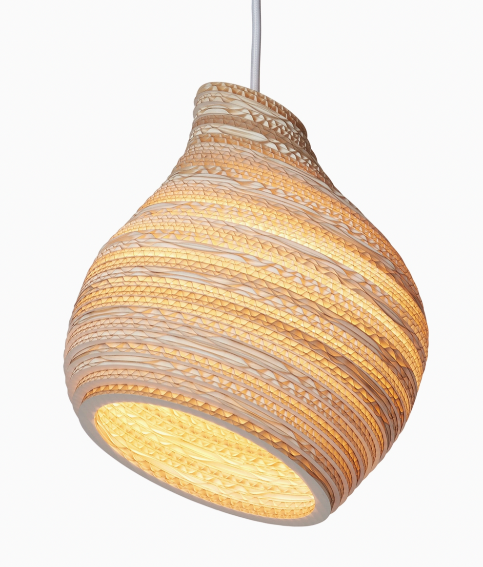 Scraplights Hive Handcrafted Pendant Lights-Blonde, large