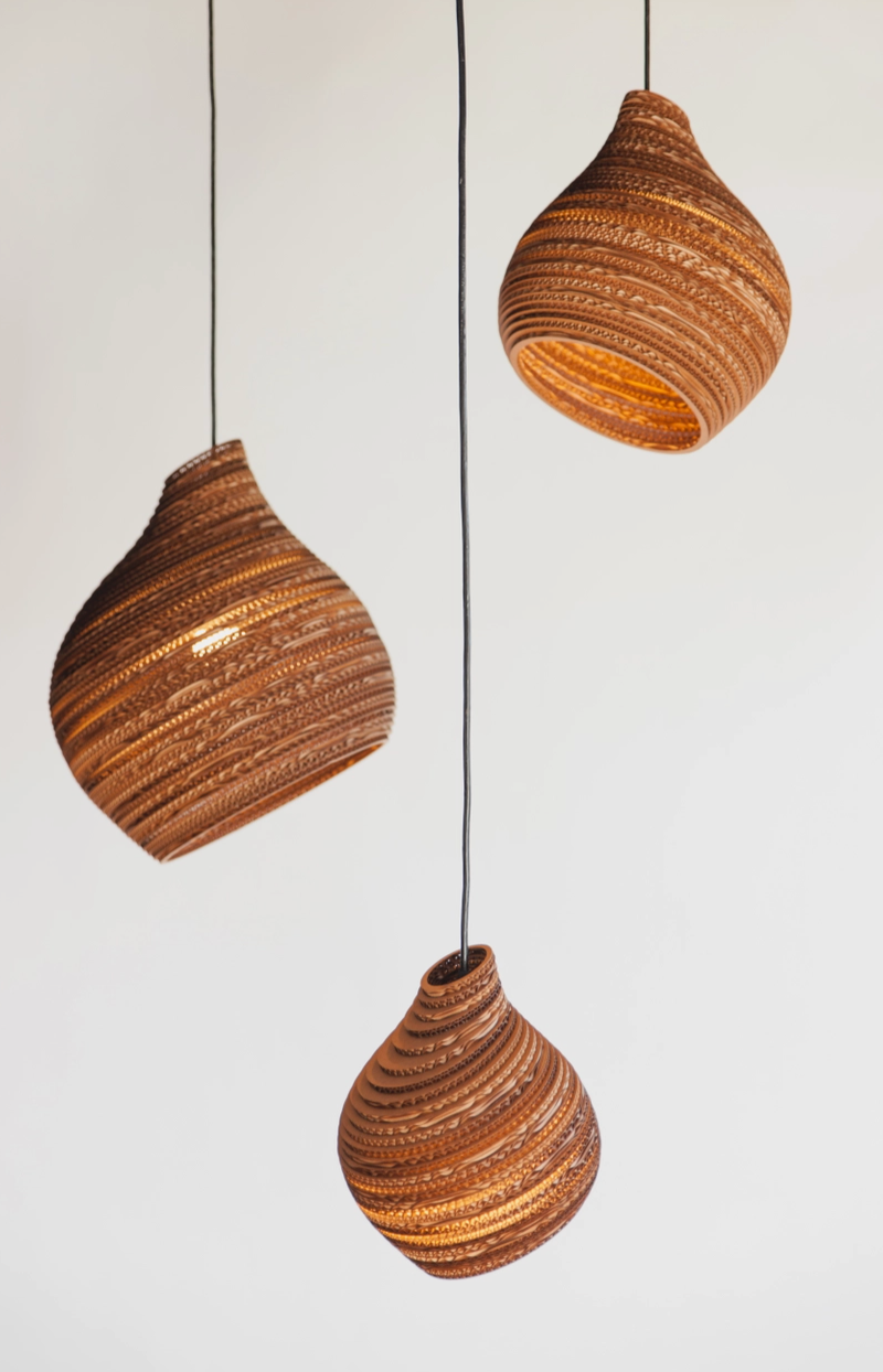 Scraplights Hive Handcrafted Pendant Lights-Blonde, large