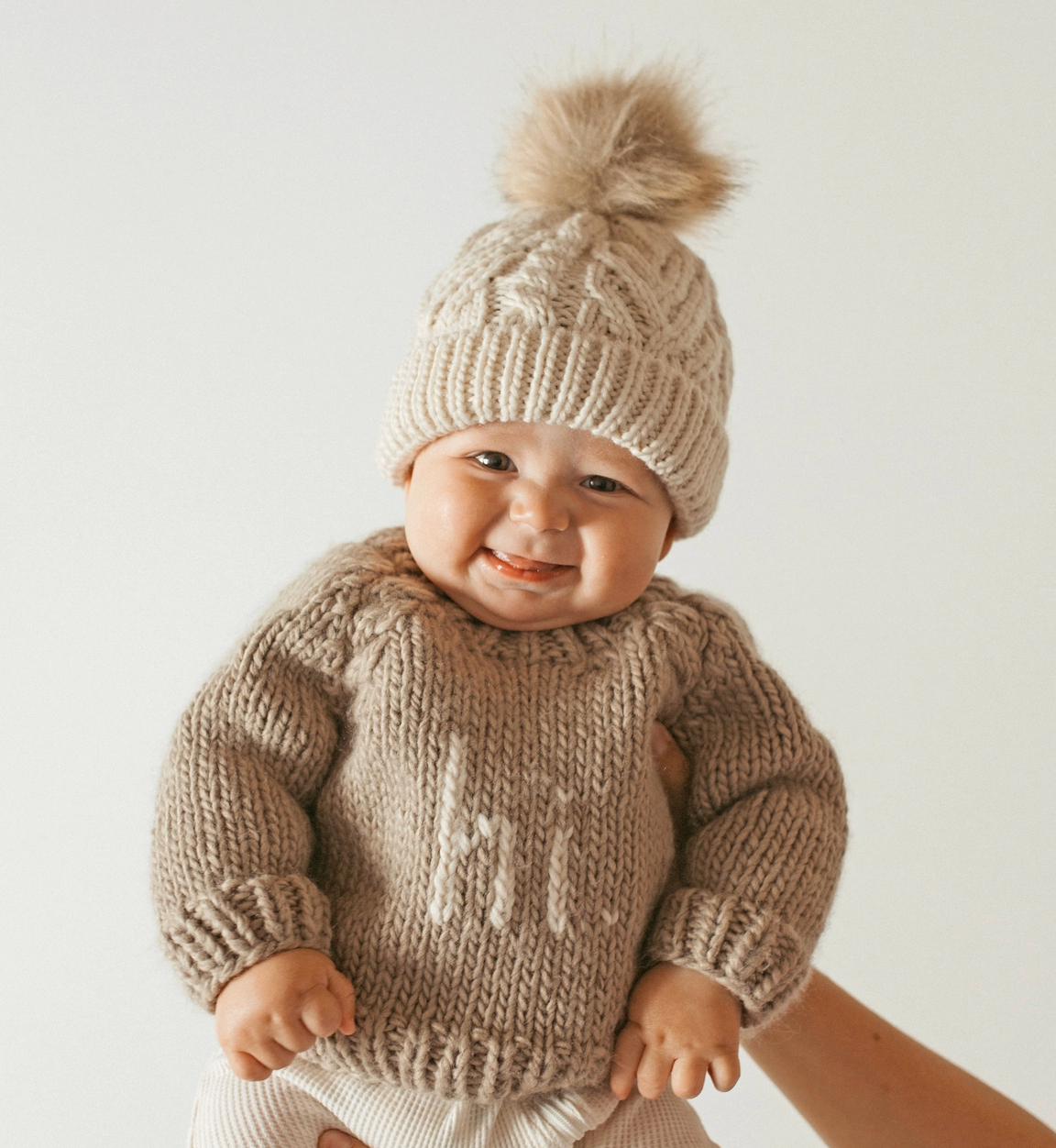 Hi. Pebble Crew Neck Sweater Baby & Toddler