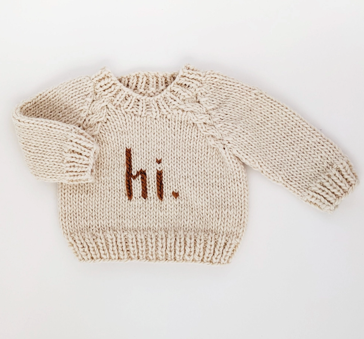 Hi. Pebble Crew Neck Sweater Baby & Toddler