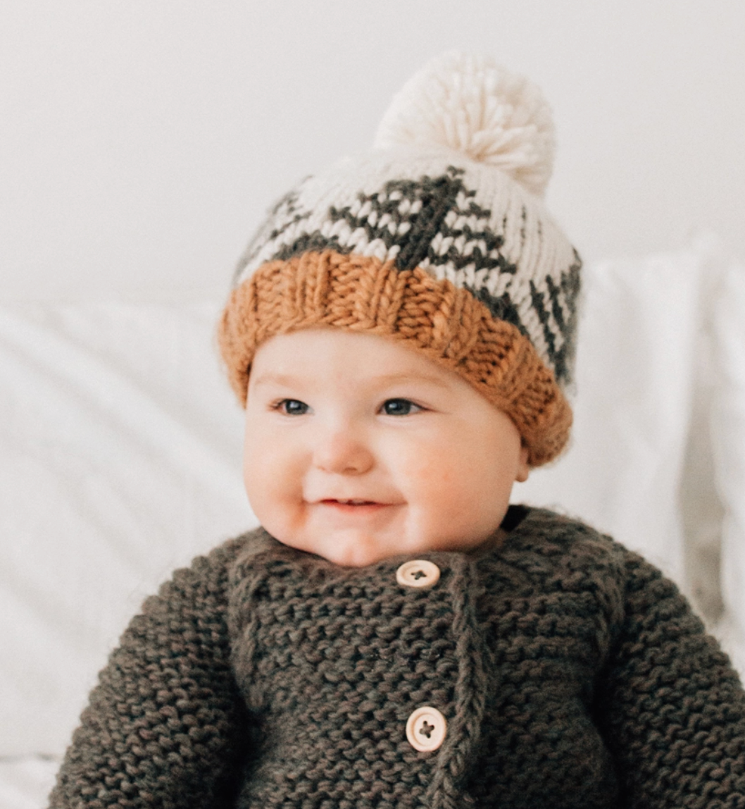 Forest Knit Beanie Hat Baby & Kids