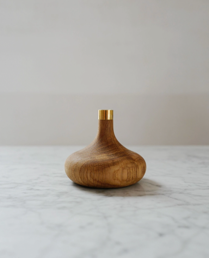 Oak Candle Holder