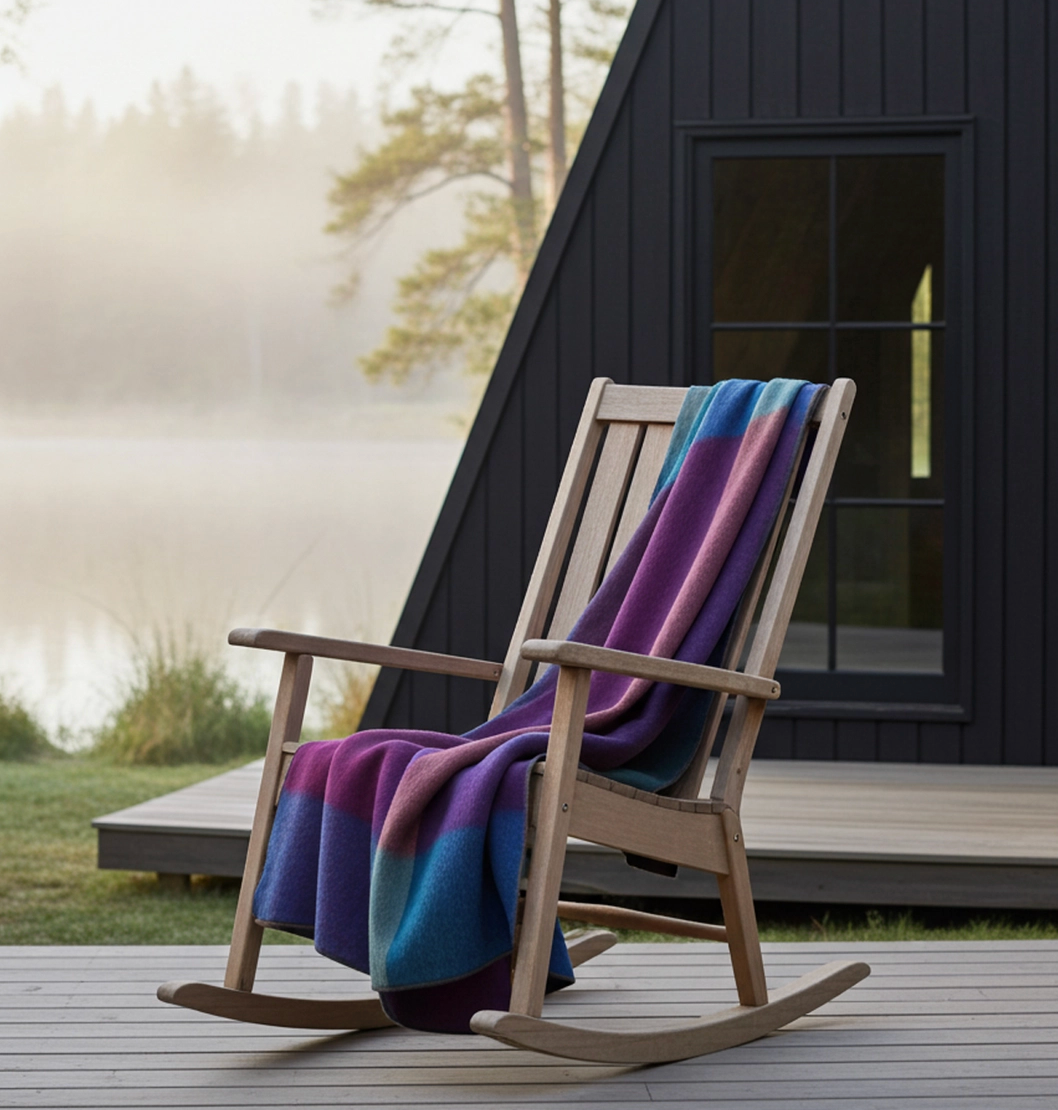 Alpaca Throw Blanket - Grapevine