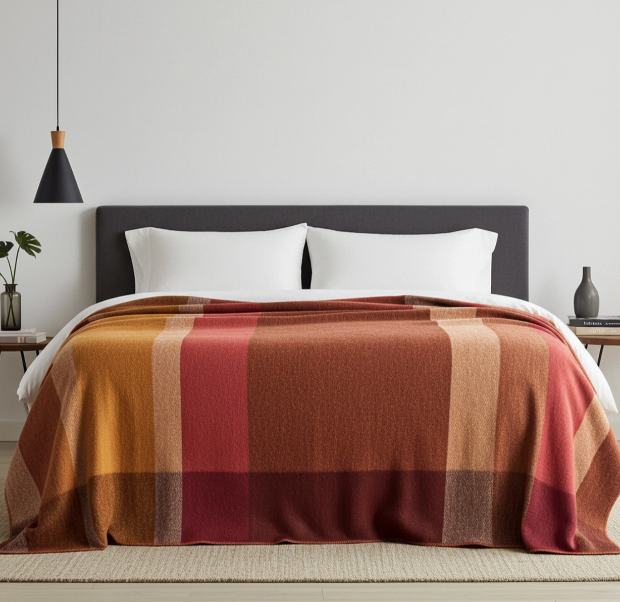 Alpaca Throw Blanket - Amber