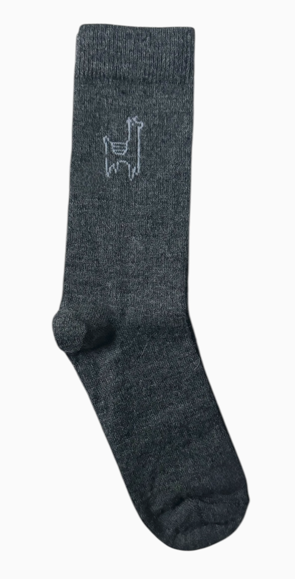 Alpaca Socks, grey