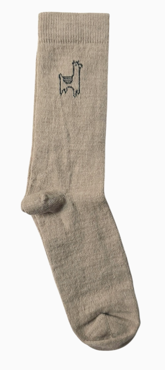 Alpaca Socks, tan