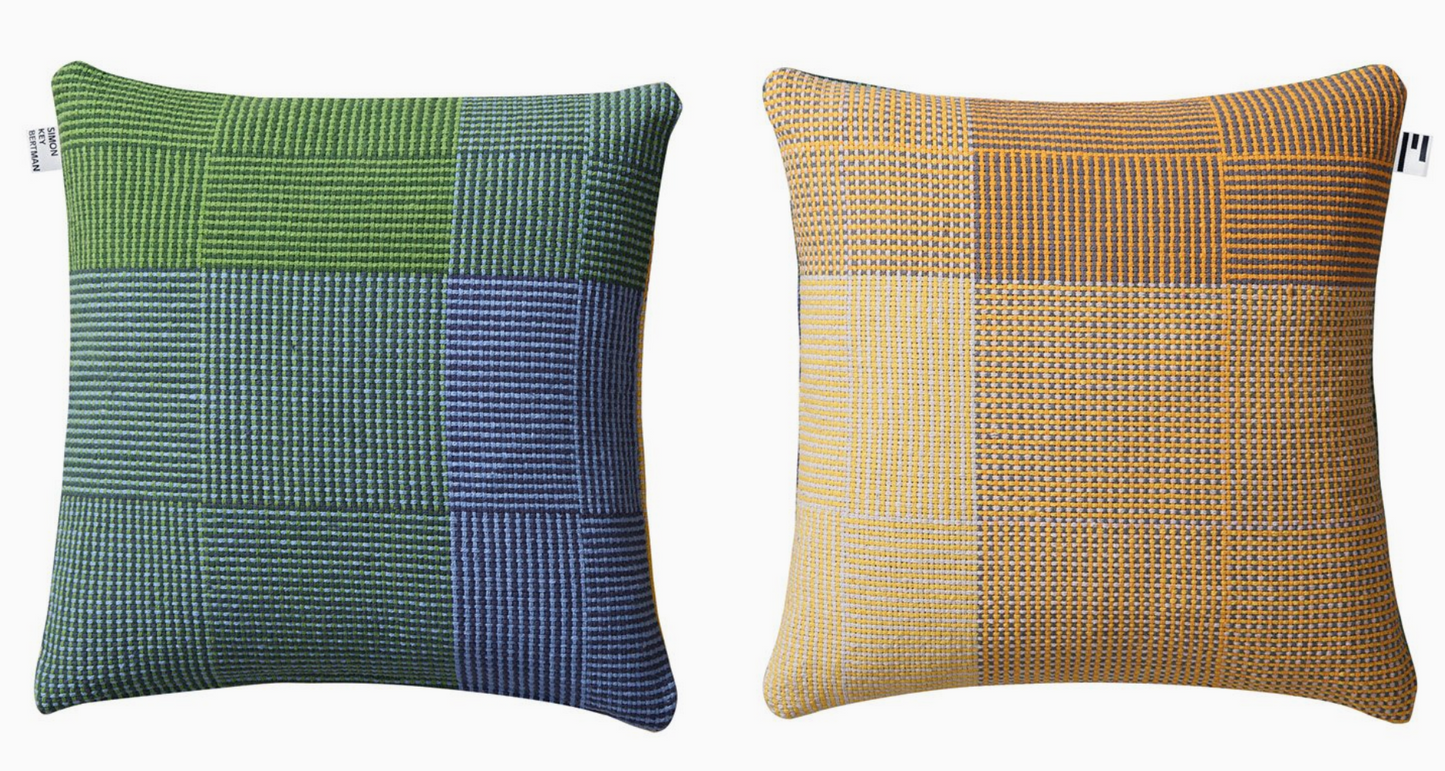 Napping Yellow & Petrol Pillow