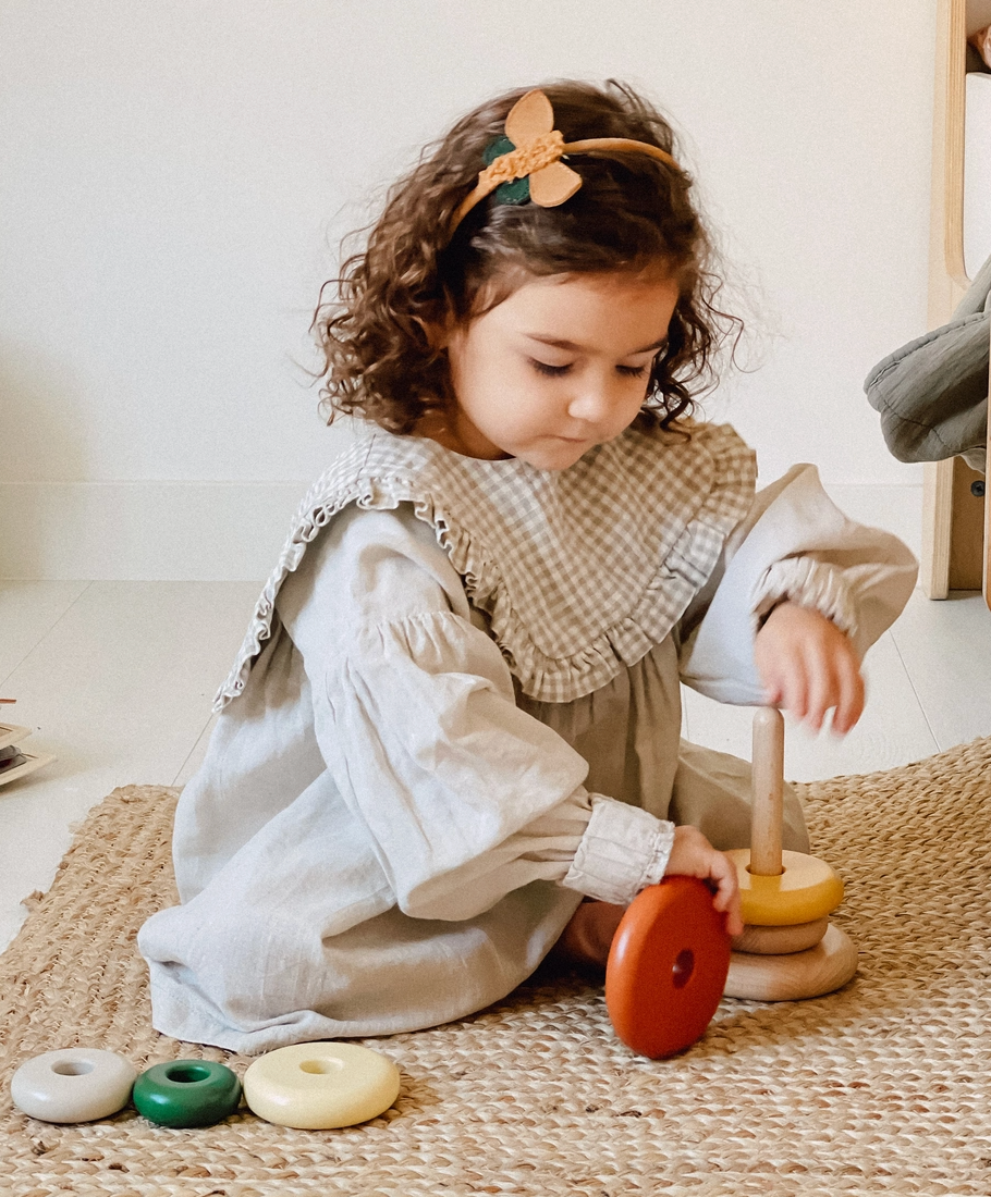 Wooden Stacking Toy (Earth Colors)