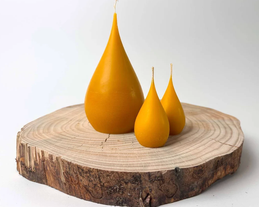Teardrop candle, large