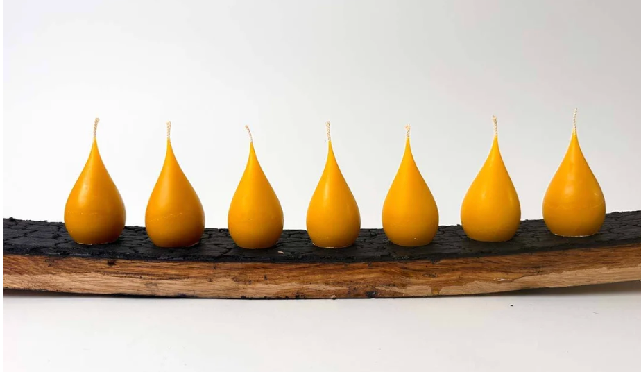 Teardrop candle, small