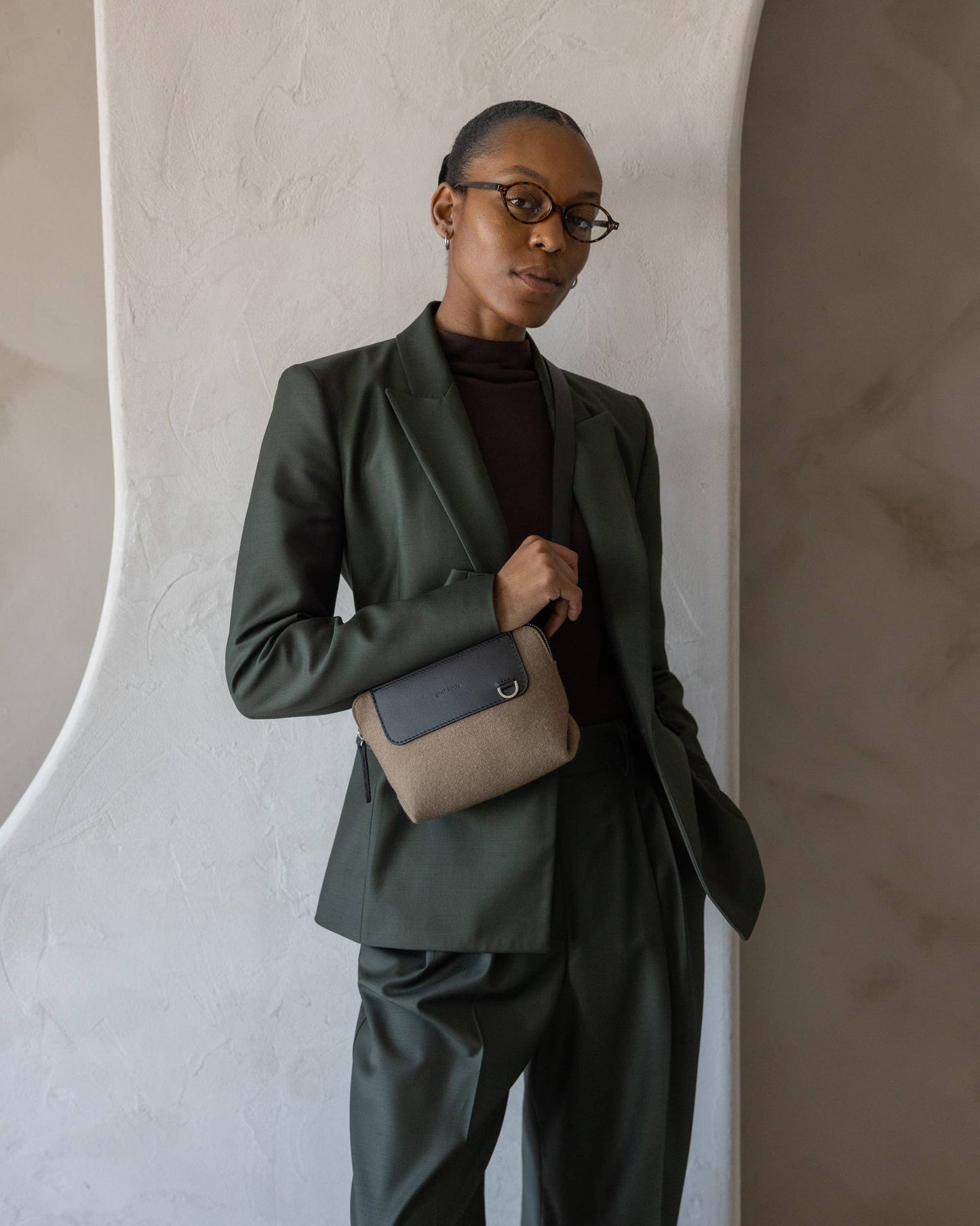 Bedford Merino Wool Belt Bag - Cumin