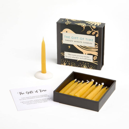 20 minute candles-The Gift of Time