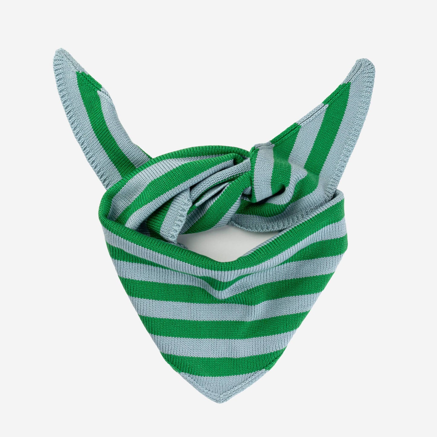 Simple Stripe Triangle Scarf