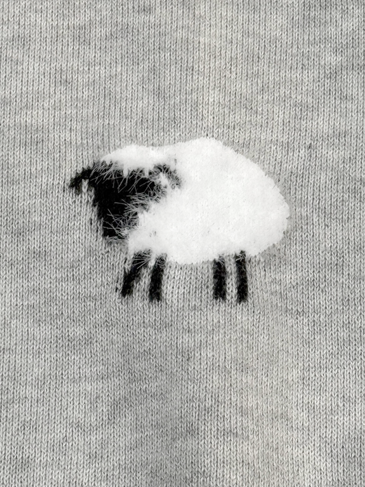 Furry Sheep organic jacquard sweater