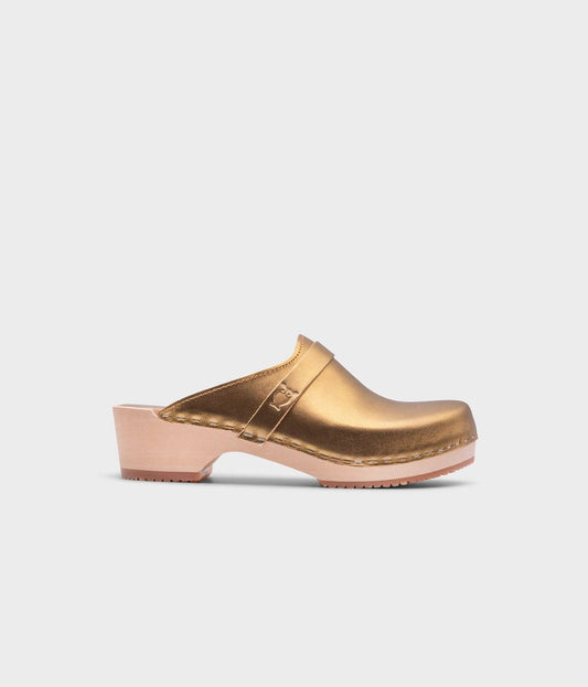Swedish classic clog, gold