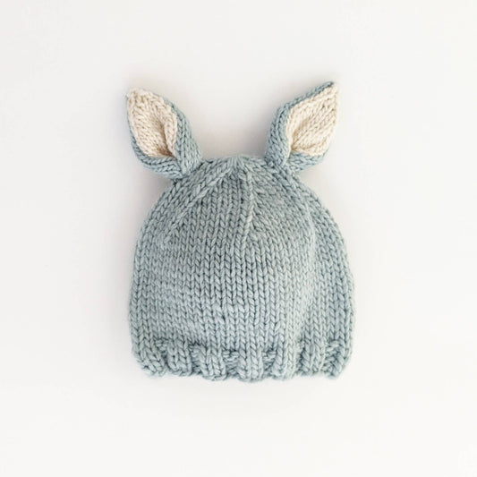 Bunny Ears Blue Beanie