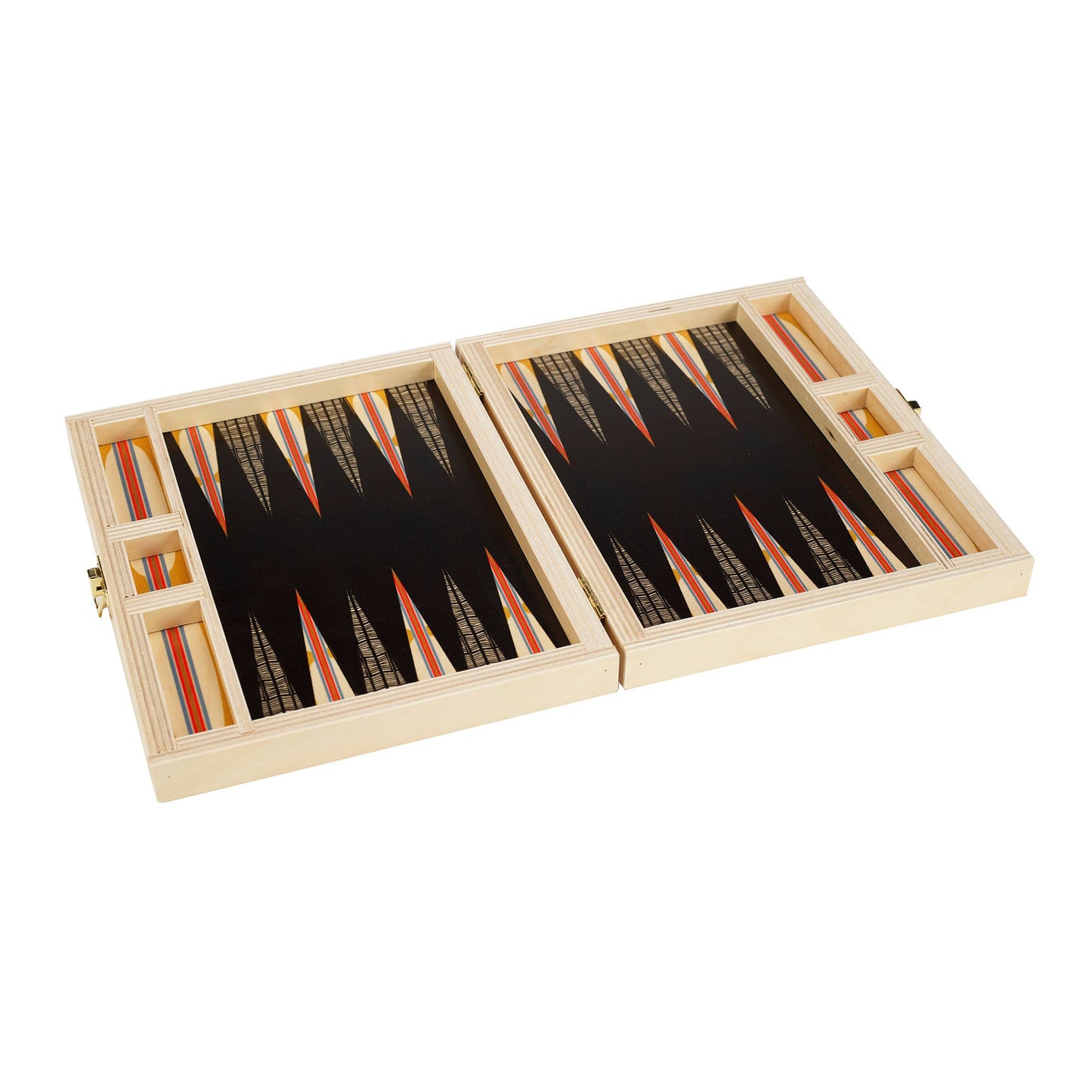 Hitchcock Yellow Travel Backgammon Set