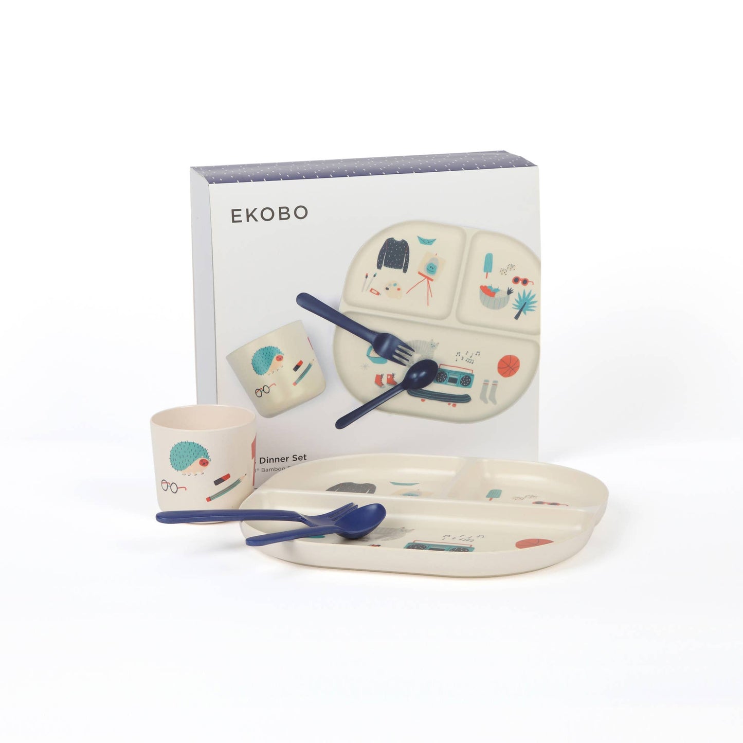 Bambino Kid Dinner Set - Royal Blue