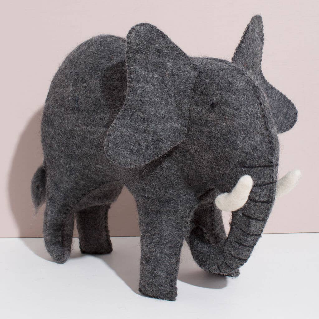 Hand Felted Elephant | Giant