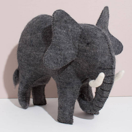 Hand Felted Elephant | Giant