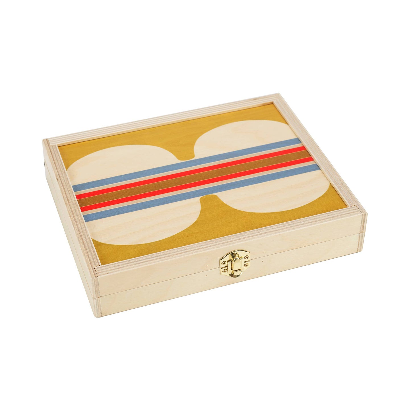 Hitchcock Yellow Travel Backgammon Set