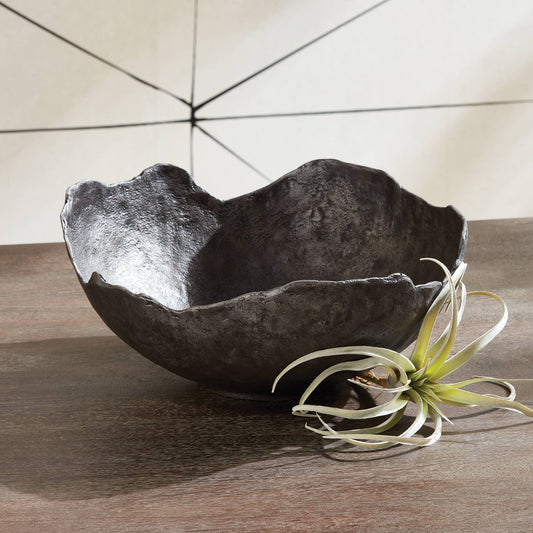 Organic Metal Decorative Bowl