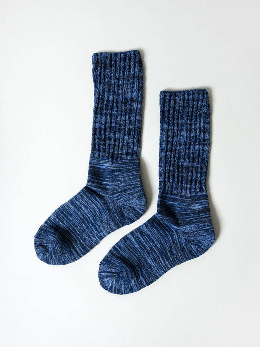 Mekke Sock - Heather Navy