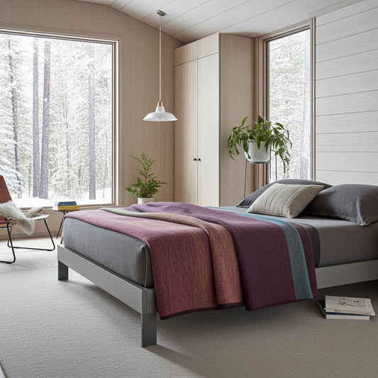 Alpaca Throw Blanket - Kaleidoscope