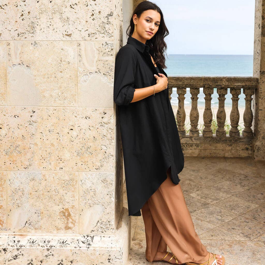 The Shirt Dress | Black