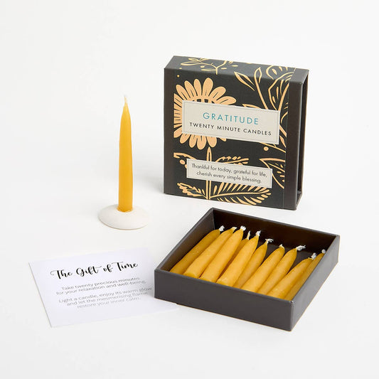 Gratitude 20 minute meditation candles