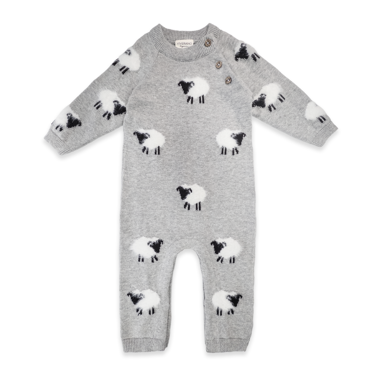Furry Sheep organic jacquard sweater