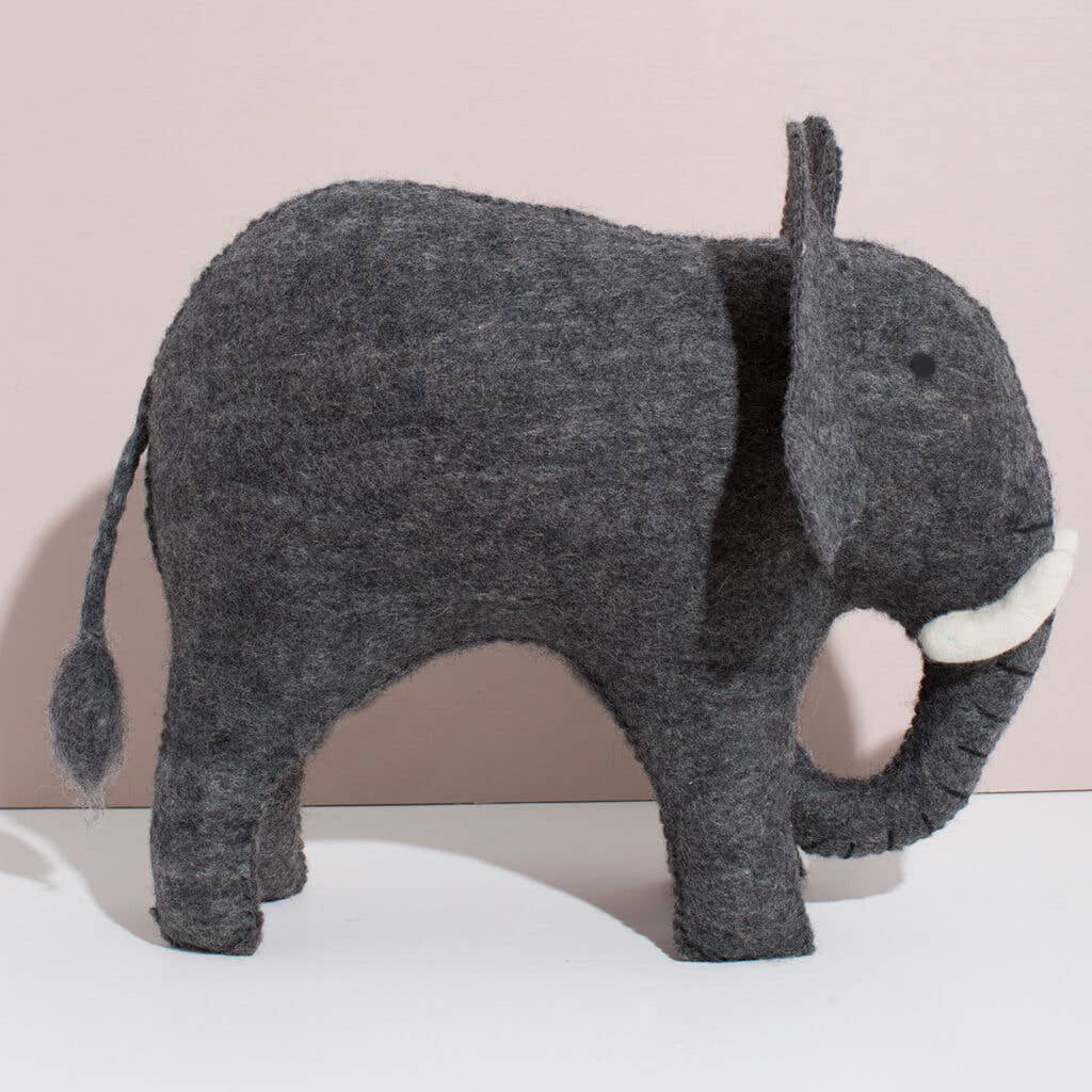 Hand Felted Elephant | Giant