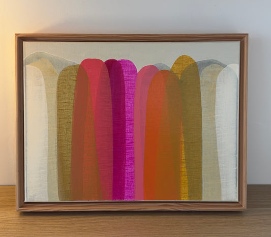 'Pink and Orange'-original art by Sarah Kinn