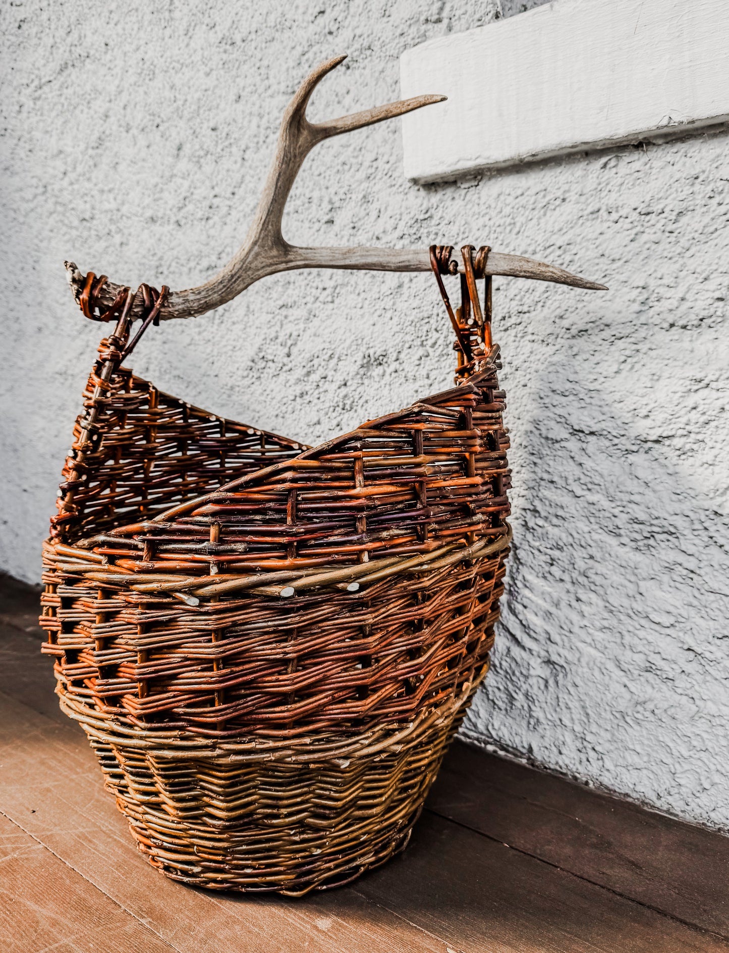 Assymetrical Antler Basket