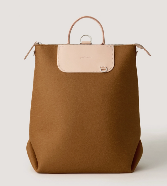 Bedford Merino Wool Backpack in Honey