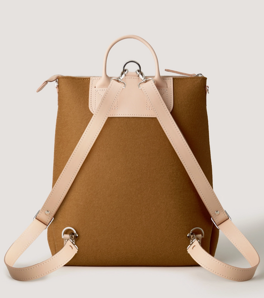 Bedford Merino Wool Backpack in Honey