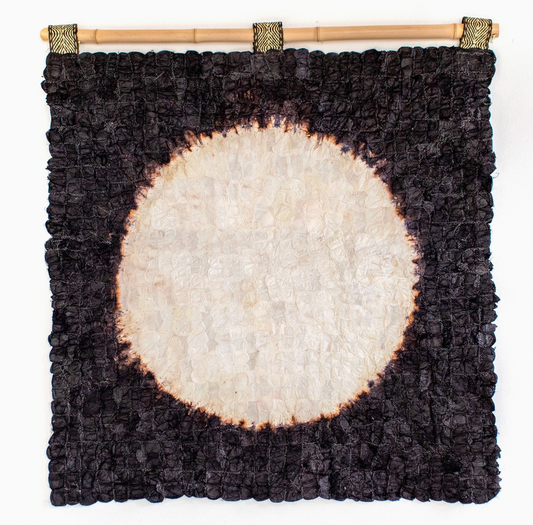 Silk Harvest Moon Wall Hanging
