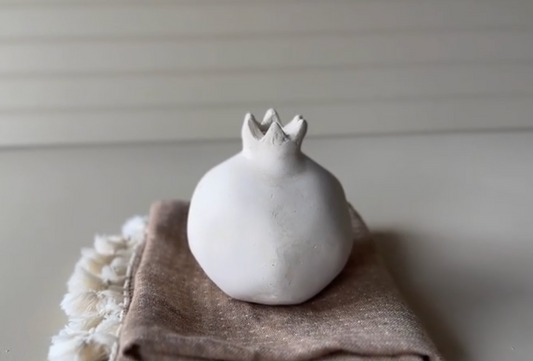 Pomegranate Cream Paper Mache