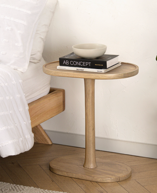 Campbell Solid Wood End Table