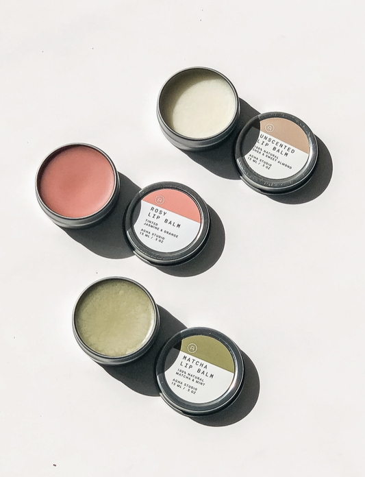Hydrating Lip Balm, Matcha or Rosy