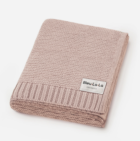 Heritage Knit 100% Organic Cotton Swaddle Baby Blanket