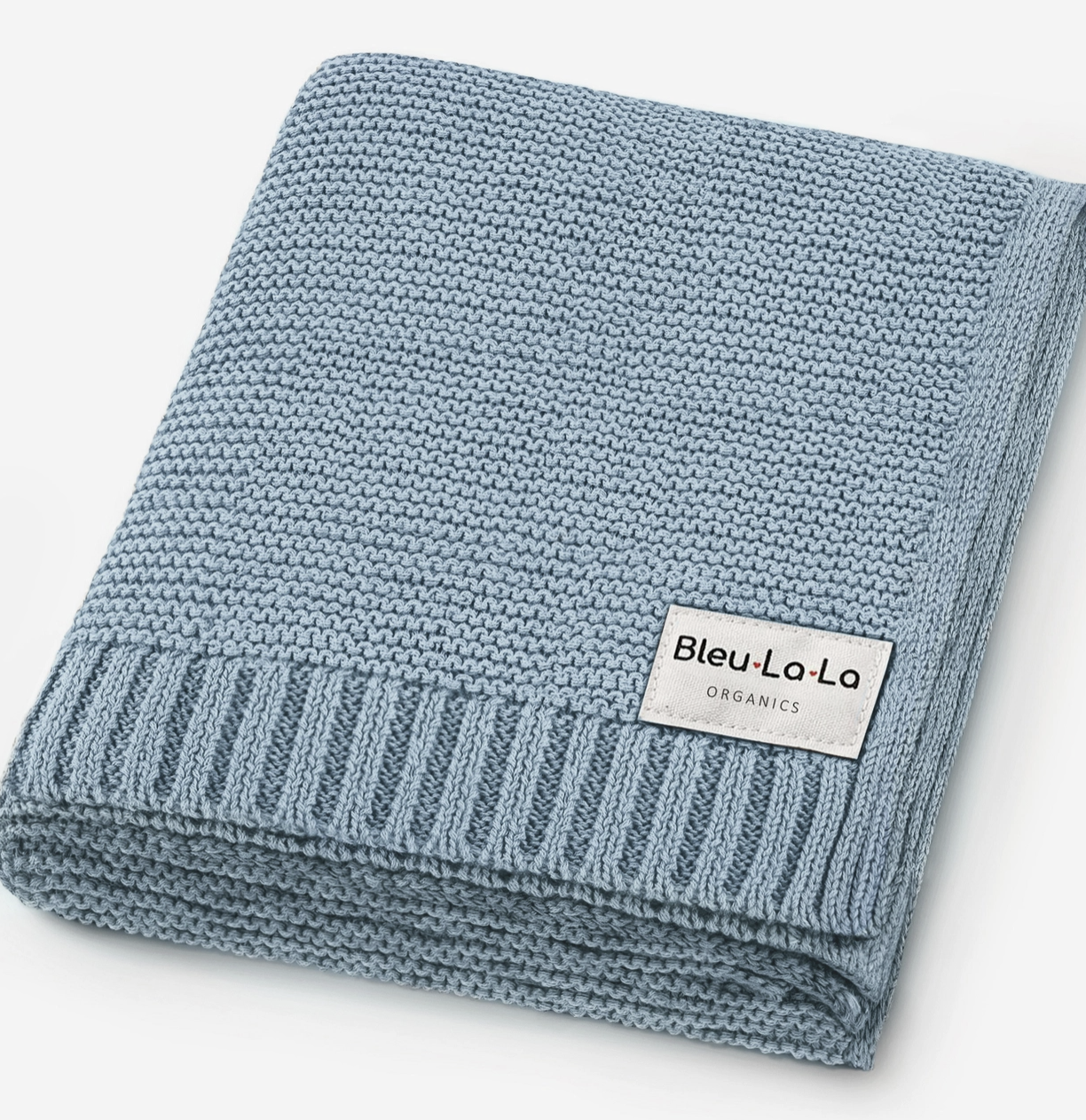 Heritage Knit 100% Organic Cotton Swaddle Baby Blanket