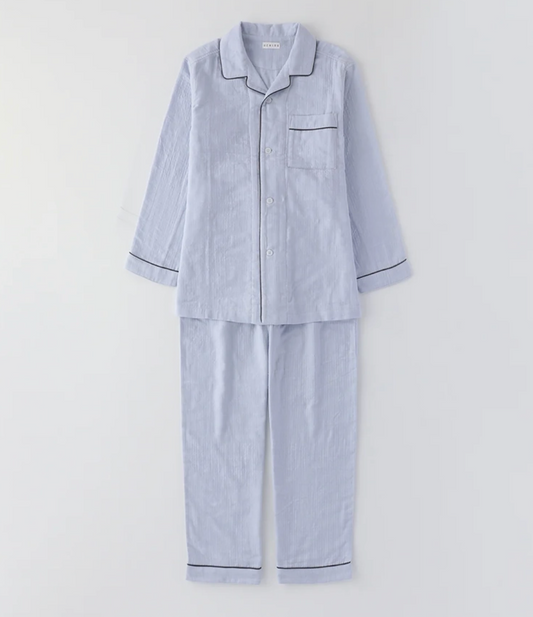 Marshmallow Gauze Pajama - Light Blue, S/M