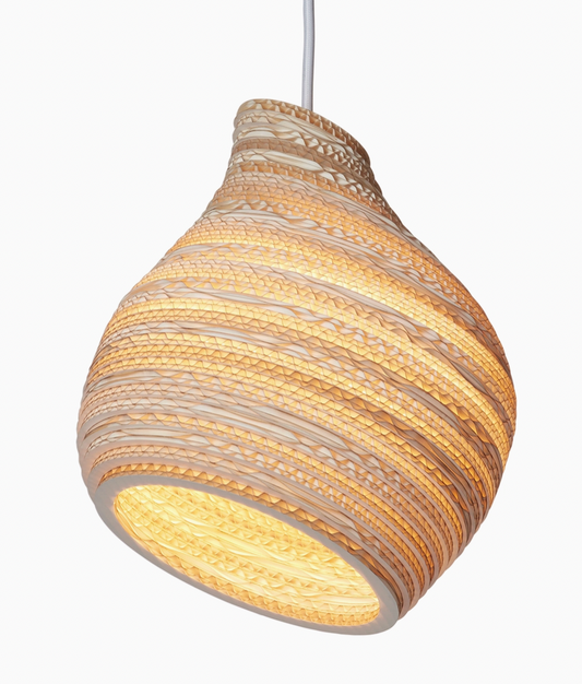 Scraplights Hive Handcrafted Pendant Lights-Blonde, large